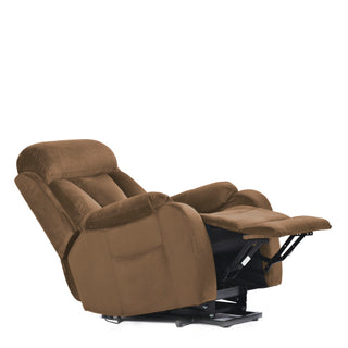 Lift Chair Recliner For Elderly Power Remote Control Recliner Sofa Relax Soft Chair Anti-skid Australia Cashmere Fabric Furniture Living Room  Brown