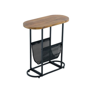 Acacia Oval Small Side Tables (Set of 2)
