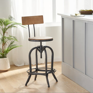 Brielle Classic Wood Barstool