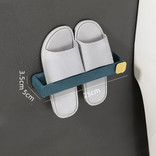 Perforation-Free Wall Hanging Slippers Rack
