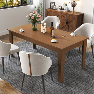 Dining Table ,106.3 In Large Extendable Kitchen Table