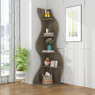 Home Fashion Living Room Corner Cabinet