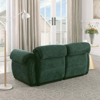 68.5 Length , Fashionable Modular Sofa,iron Frame,chenille Sofa,GREEN,Suitable For Living Room,bedroom
