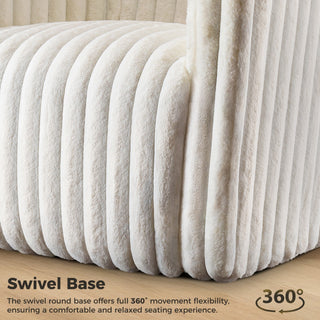 Single Sofa, A Soft Touch Casual Sofa That Can Rotate 360 Degrees