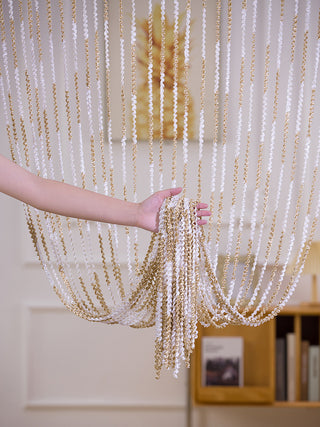 Pearl Tassel Partition Curtain for Living Room