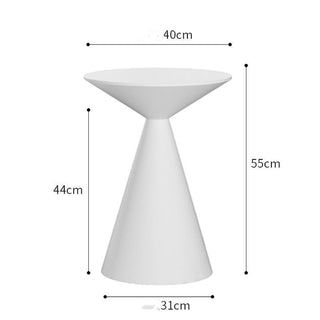 Round Light Luxury Metal Coffee Table Living Room