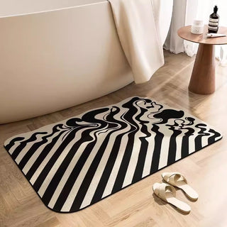 Nordic Abstract Bathroom Mat