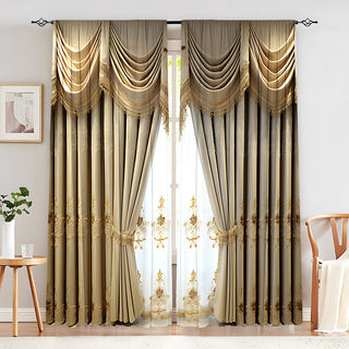 Creative European Flower Character Curtains