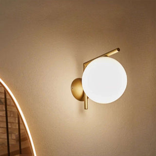 Glass Wall Lamp Bedroom Bedside Lamp