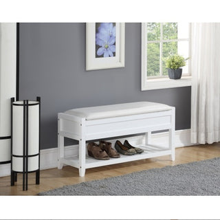 Rouen Seating Bench with Shoe Storage
