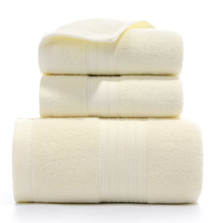 Pure Cotton Towels Three-piece
