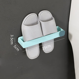 Perforation-Free Wall Hanging Slippers Rack