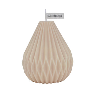 Nordic Style Geometric Lines Pear Candles