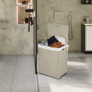 Laundry Hamper Rattan Coating Frame