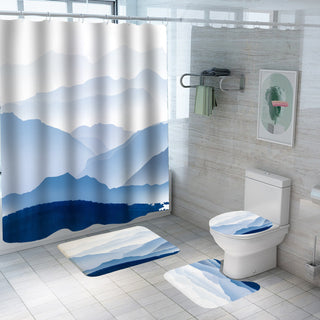 Landscape Print Polyester Bathroom Supplies