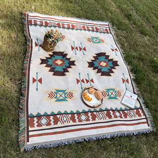 Bohemian Knitted Chenille Outdoor Rugs