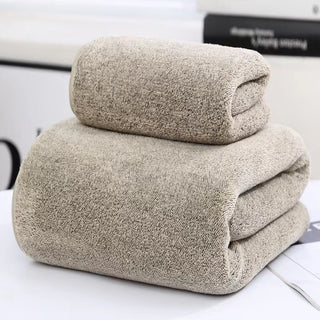 Charcoal Fiber Coral Fleece Towels Suit
