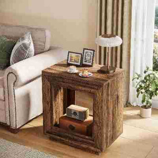 Modesta Wooden Side Table