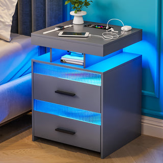 LED Bedroom Bedside Table