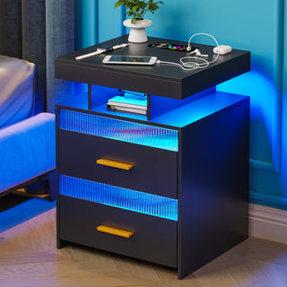 LED Bedroom Bedside Table