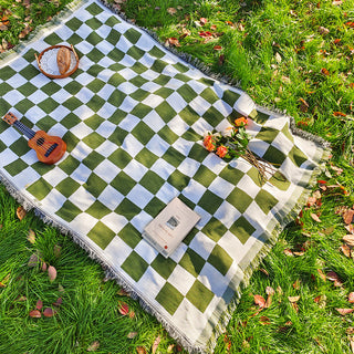 Bohemian Knitted Chenille Outdoor Rugs