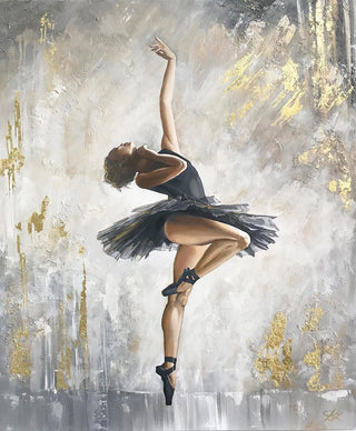 Ballet Dancer Oil Painting Poster