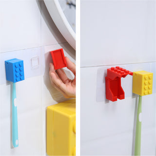 Punch-Free Kids Toothbrush Storage Rack