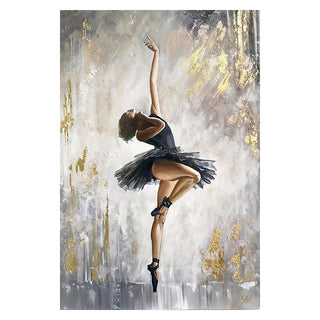 Ballet Dancer Oil Painting Poster