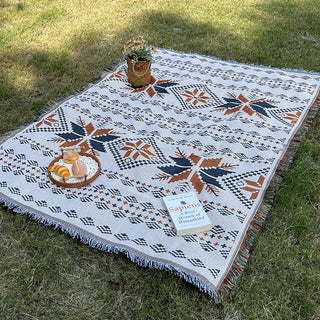 Bohemian Knitted Chenille Outdoor Rugs