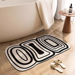 Nordic Abstract Bathroom Mat