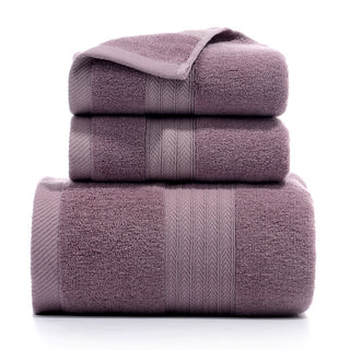 Pure Cotton Towels Three-piece