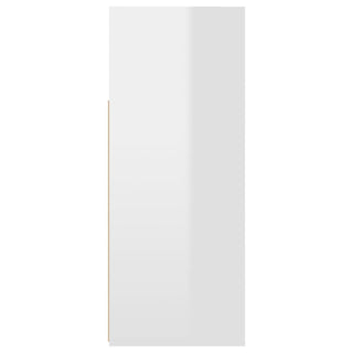 LED Light High Gloss White Sideboard
