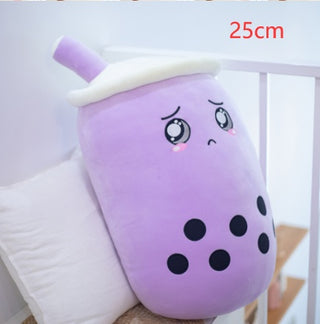 Plush Strawberry Milk Tea Cushion