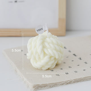 Souvenir Photo Props Small Wool Candles