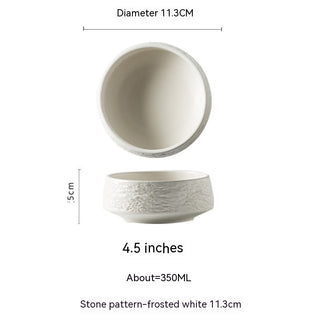 Ceramic Round Meal Tray Deep Plates
