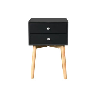Bedside Table With 2 Drawers