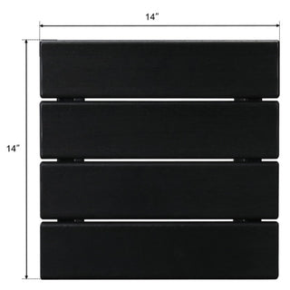 Simple Single Layer Side Table (Black)