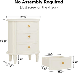 Nightstand Bedside Table