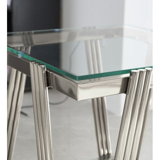Stainless Steel End Table
