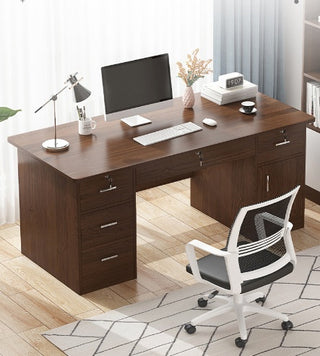 Classic Oak Wood Office Desk