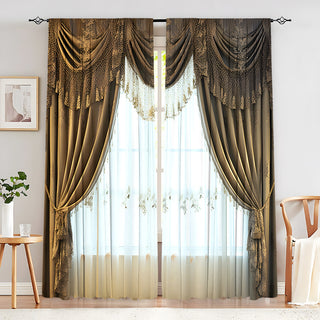 Creative European Flower Character Curtains