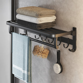 Wall-Mounted No-Punch Bathroom Toilet Rack