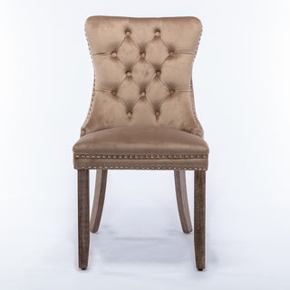 Nikki Modern Tufted Velvet Dining Chair