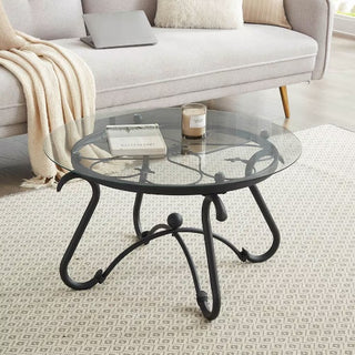 Tempered Glass Coffee Table (Set of 2)