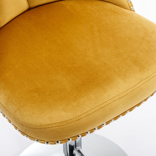 Sasha Velvet Swivel Barstools (Set Of 2)