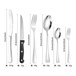 24-piece Set Knife Fork And Spoon