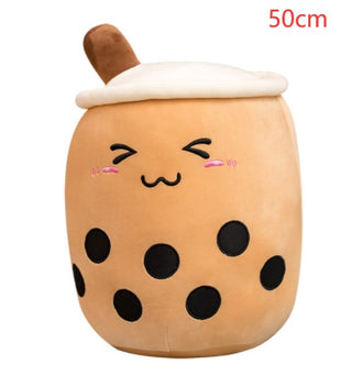 Plush Strawberry Milk Tea Cushion