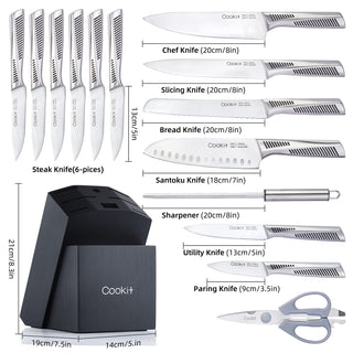 Chef Knives with Non-Slip German