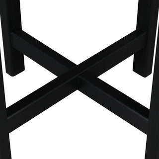 Single Layer Round Side Table (Black)
