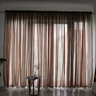 Simple Modern Solid Color Balcony Curtain
